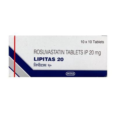 Lipitas 20mg Tablet 10'S - High Cholesterol-Dys
