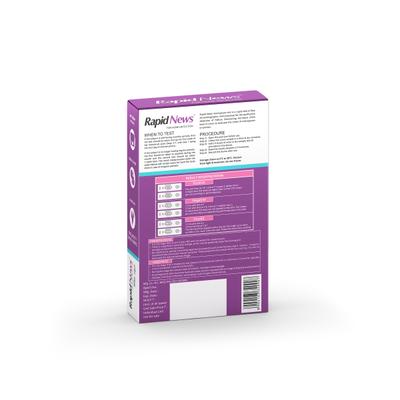 Rapid News Menopause Instant Urine Test Kit 3's - Test Strips & Lancets