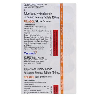 RELADOL SR Tablet 10's - Muscle Cramps/Spasticity-Mus
