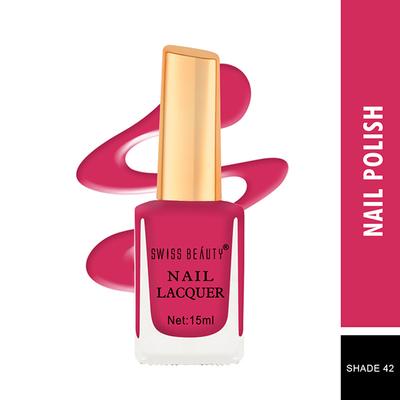 Swiss Beauty Nail Lacquer - (Shade-42) 15ml - Nail Polish