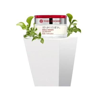 Yves Rocher Serum Vegetal Wrinkles & Firmness Plumping Day Care For All Skin Types 50 ml - Face Creams