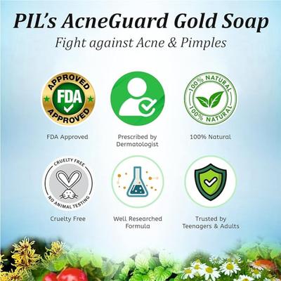 Acneguard Gold Soap (Pack Of 3 X 100 g) 1's - Soaps