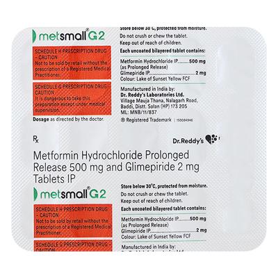 METSMALL G 2 Tablet 15's - Diabetes-Ant