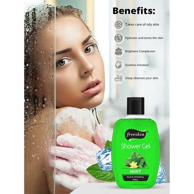 Freeskin Mint Shower Gel 400 ml - Shower Gels & Body Wash