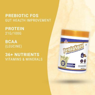 PentaSure Complete Balanced Nutrition Powder - Vanilla Flavour 400 g - Daily Health Drinks