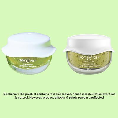 Dot & Key Cica Calming Rapid Relief Face Mask 25 ml - Masks & Peels
