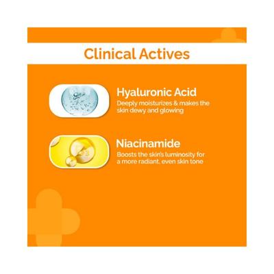 The Derma Co. 1 Percent Hyaluronic Sunscreen Serum with Hyaluronic Acid & SPF 50 PA +++ 30ml - Face Sunscreen