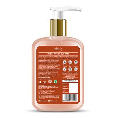 Stbotanica Peach And Avocado Hand Wash, No Parabens, Sls - With Shea Butter 250 ml - Soaps
