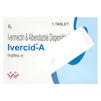 Ivercid A 400/6mg Tablet 10'S - Parasitic Worms-Ant