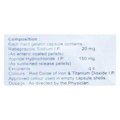 ITORAX RB Capsule 10's - Ulcer/Reflux/Flatulence-Aaa