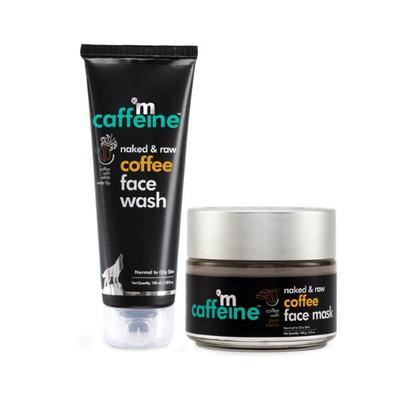Mcaffeine Quick Pore Cleansing Kit - Cleanse & Unclog Pores (100ml + 100gm) 1's - Face Packs