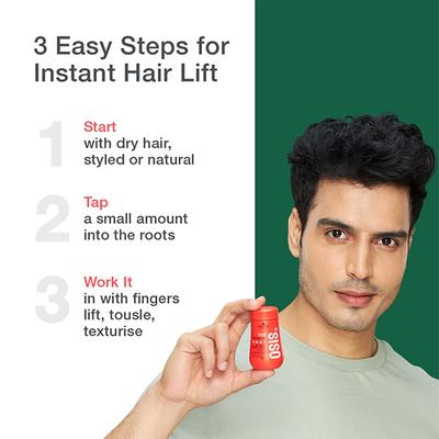 Schwarzkopf Professional OSiS+ Dust it Dry Texture Hair Styling Powder, Non Crispy Hair with a Natural Shine, Vegan, Flexible hold 10 gm - Hair Perms & Texturizers