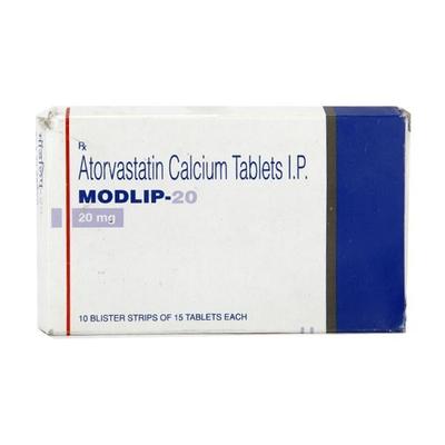 Modlip 20mg Tablet 15'S - High Cholesterol-Dys