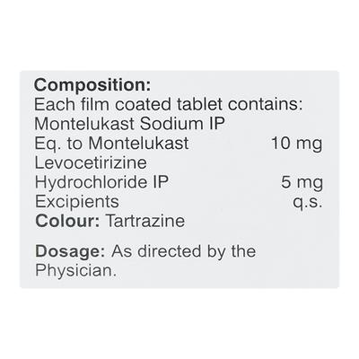 Minolast LC 10/5mg Tablet 10'S - Allergies-Ant