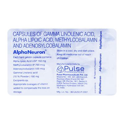 Alphaneuron Capsule 10'S - Supplements-Vam