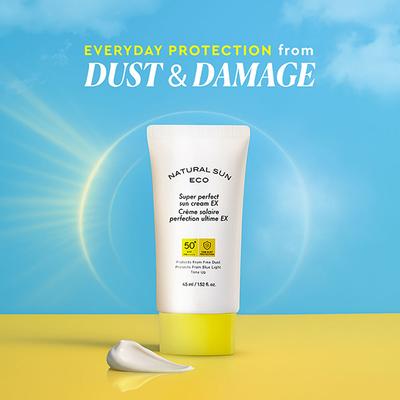 The Face Shop Naturalsun Eco Super Perfect Sun Cream Ex 50+ SPF Pa++++ 45ml - Face Sunscreen