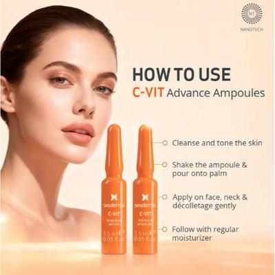Sesderma C-VIT Advance Ampoules (10x1.5ml) 1's - Face Scrubs