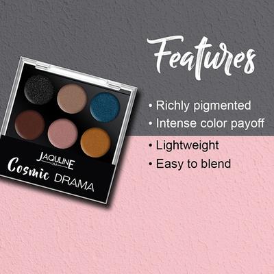 Jaquline USA Cosmic Drama Smokey Eyeshadow Palette 10.5 gm - Eyeshadow, Bases & Primers