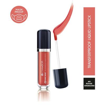Chambor Extreme Wear Transferproof Liquid Lipstick, Rouge Grenadine No.461 6 ml - Liquid Lipsticks