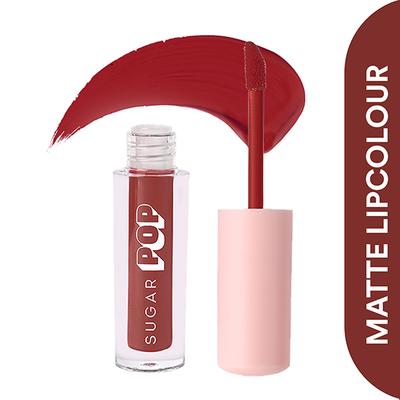 SUGAR POP Matte Lipcolour - 05 Mahogany 1.6 ml - Liquid Lipsticks