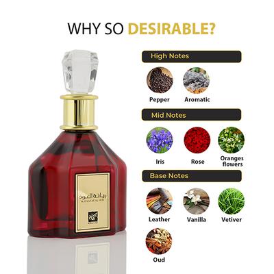 RIHANAH Rayaanat Al Oud Eau De Parfum for Men 100 ml - Men Perfumes (Edt/Edp)