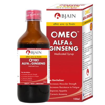 Bjain Omeo Alfa and Ginseng Syrup 200 ml - Speciality Medicine