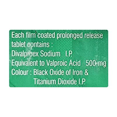Divaxee OD 500mg Tablet 10'S - Epilepsy/Convulsion-Ant