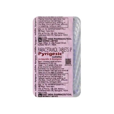 PYRIGESIC 500mg Tablet 15's - Fever-Ana