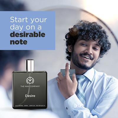The Man Company Desire Perfume For Men - Premium Long-Lasting Eau De Parfum 100 ml - Men Perfumes (Edt/Edp)