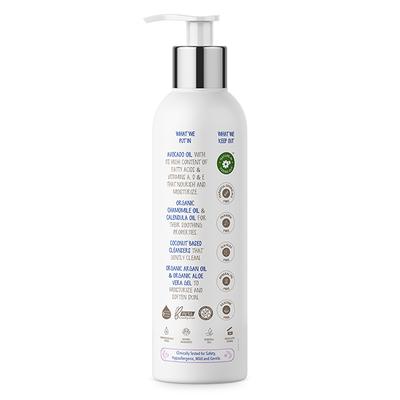 The Moms Co. Natural Baby Wash with Organic Chamomile Oil, Avocado Oil & Organic Aloe Vera 400ml - Creams, Lotions & Oils