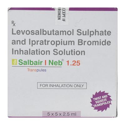 Salbair I Neb 1.25mg Transpule 2.5ml - Asthma/COPD-Ast