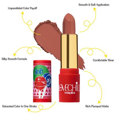 LoveChild Masaba For the Kid in You 01 Eye candy Luxe Matte Lipstick 4 gm - Lipsticks