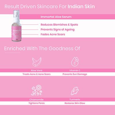 BrownSkin Beauty Immortal Aloe Serum with Vit. C 30 ml - Face Gels