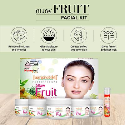Aryanveda Aps Glow Fruit Facial Kit 260 gm - Skin-Treatment