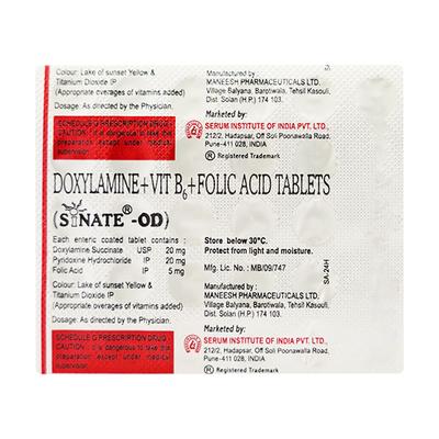 Sinate OD Tablet 30'S - Vomitting/Emesis-Ant