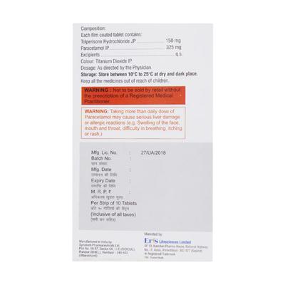 MYO MR Plus Tablet 10'S - Muscle Spasm-Mus