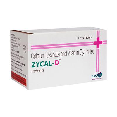 ZYCAL D Tablet 10's - Supplements-Cal