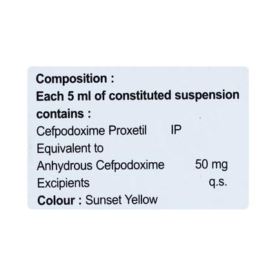 PODOCEF 50 Dry Syrup 30ml - Bacterial Infections-Cep