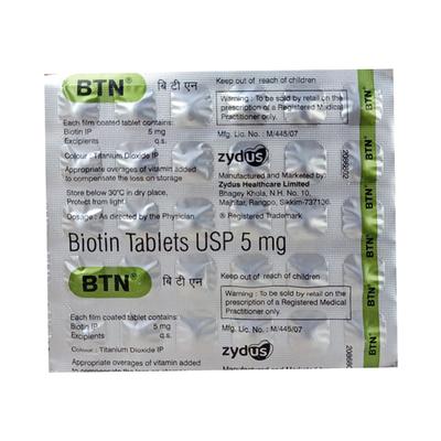 BTN 5mg Tablet 30's - Supplements-Vbc