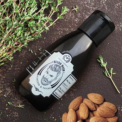 The Man Company Beard Wash for Growth - Almond & Thyme 100 ml - Beard Wash