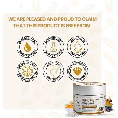 TNW The Natural Wash Brightening Body Scrub with Turmeric Extracts and Mulberry Extracts 50 gm - Scrubs & Exfoliants