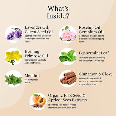 Arata Essential Morning Regime (Facewash, Face Cream & Toothpaste) 50ml each - Face Serum