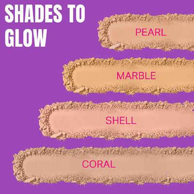Elle 18 Lasting Glow Compact 2, Marble 9 gm - Compact Powder