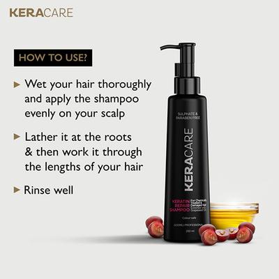 Godrej Professional Keracare Keratin Repair Shampoo 250 ml - Shampoos