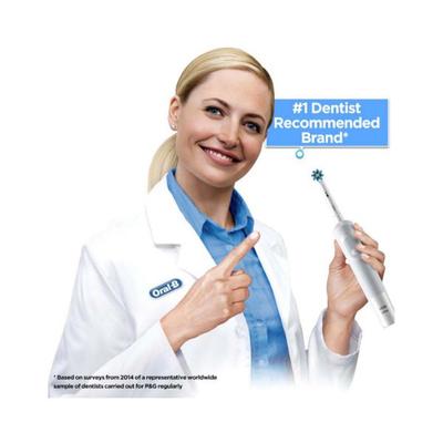 Oral B Vitality Criss Cross Electric Rechargeable Toothbrush with Travel Case, with replaceable brush head included 614 gm - Toothbrushes