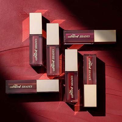 mCaffeine Shades Velvet Blur Matte Liquid Lipstick - 12 Hrs Stay & Lightweight - Muted Rose 4 ml - Liquid Lipsticks