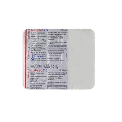Ivabrad 7.5mg Tablet 15'S - Angina