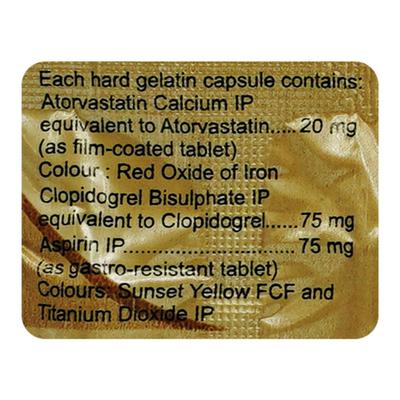 AVAS GOLD 20 Capsule 10's - High Cholesterol-Dys