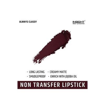 INSIGHT COSMETICS 24 HRS NON TRANSFER MATTE LIPSTICK (LL-03)-RED SEEKER (11) 3 gm - Lipsticks
