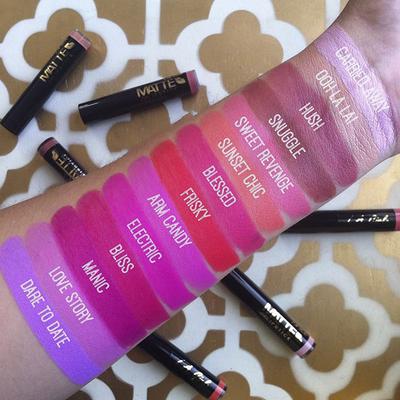 L.A.Girl Matte Flat Velvet Lipstick- Gossip 3 gm - Lipsticks
